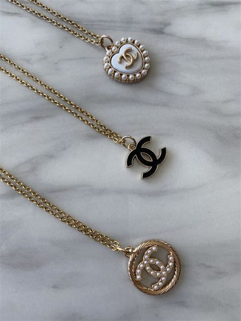 reworked chanel necklace|luxe reworked jewelry.